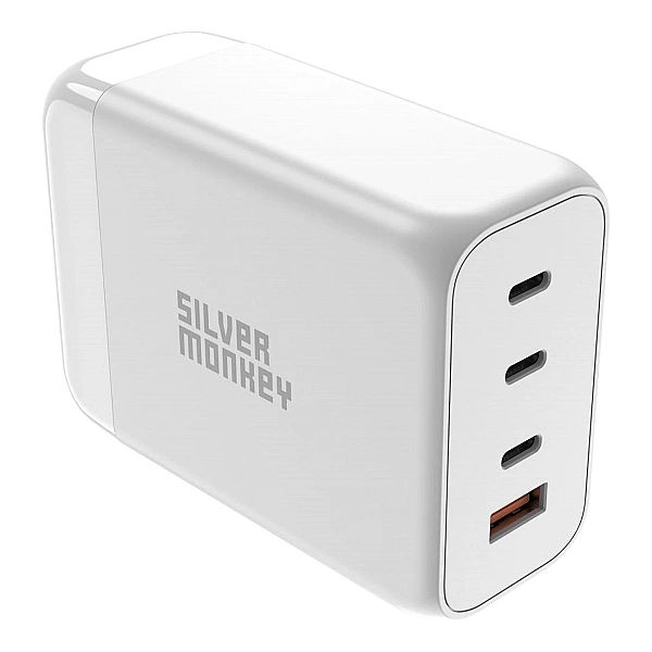 Ładowarka GaN Silver Monkey SMA156, 200W 3x USB-C PD USB-A QC 3.0 z od