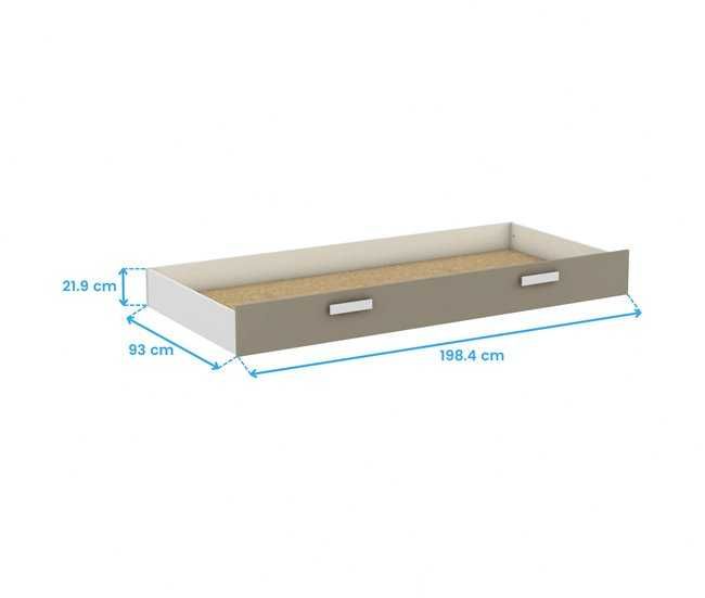 Cama com gavetão Conforama - Solteiro