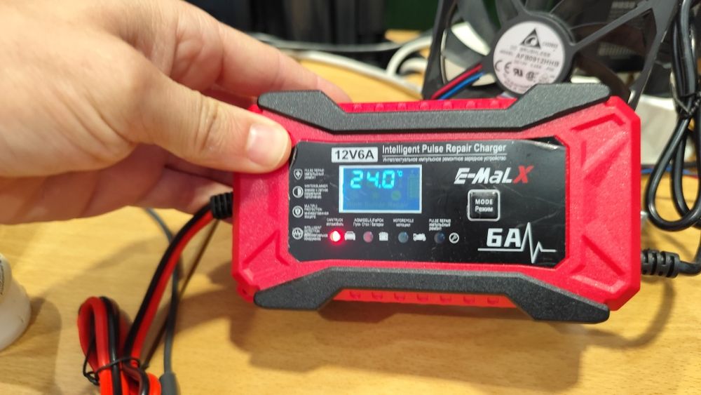 carregador bateria carro moto repara