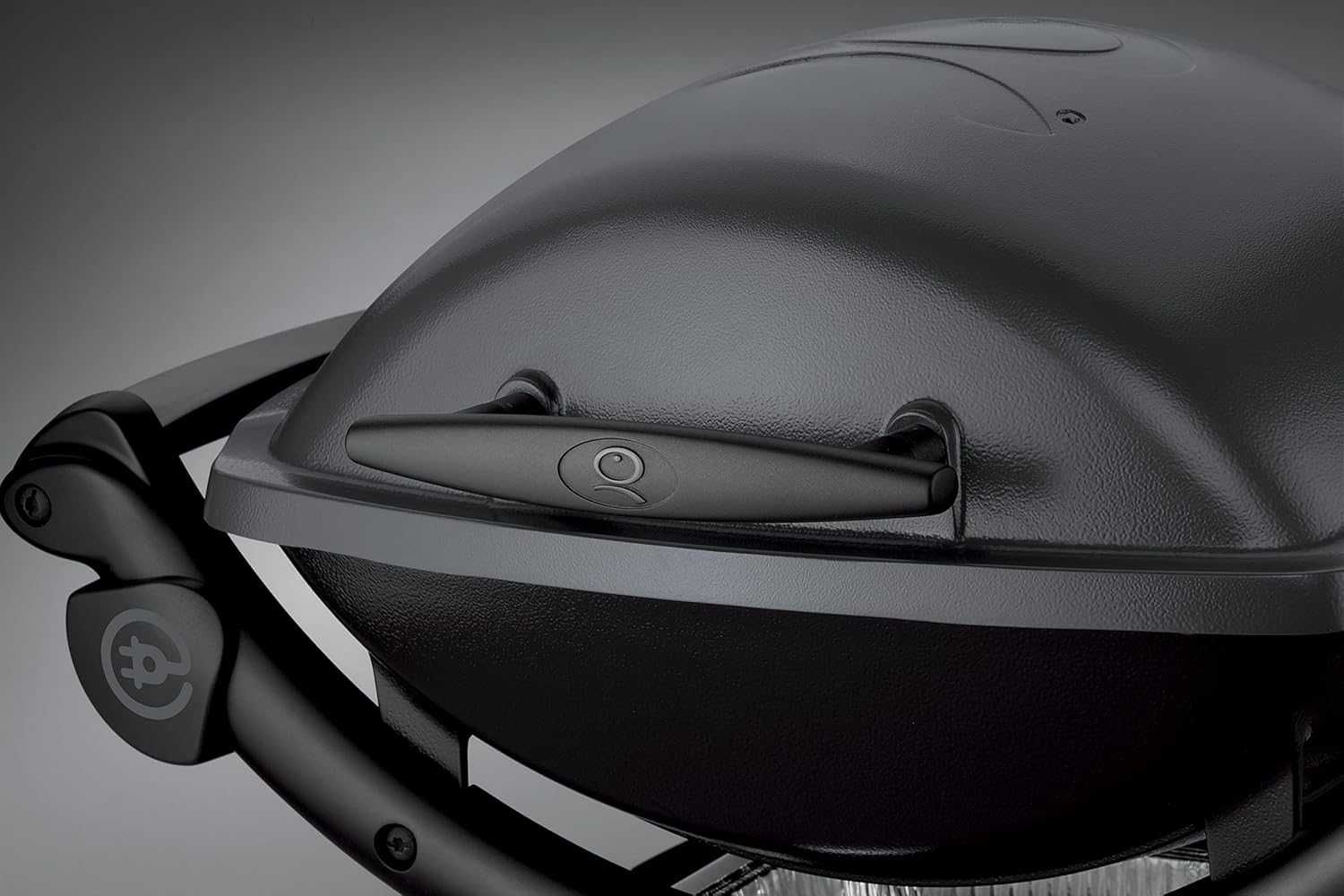 Електрогриль гриль барбекю  Weber Q 1400 чорний алюмінієвий