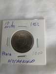 10 escudos Moçambique prata 1952