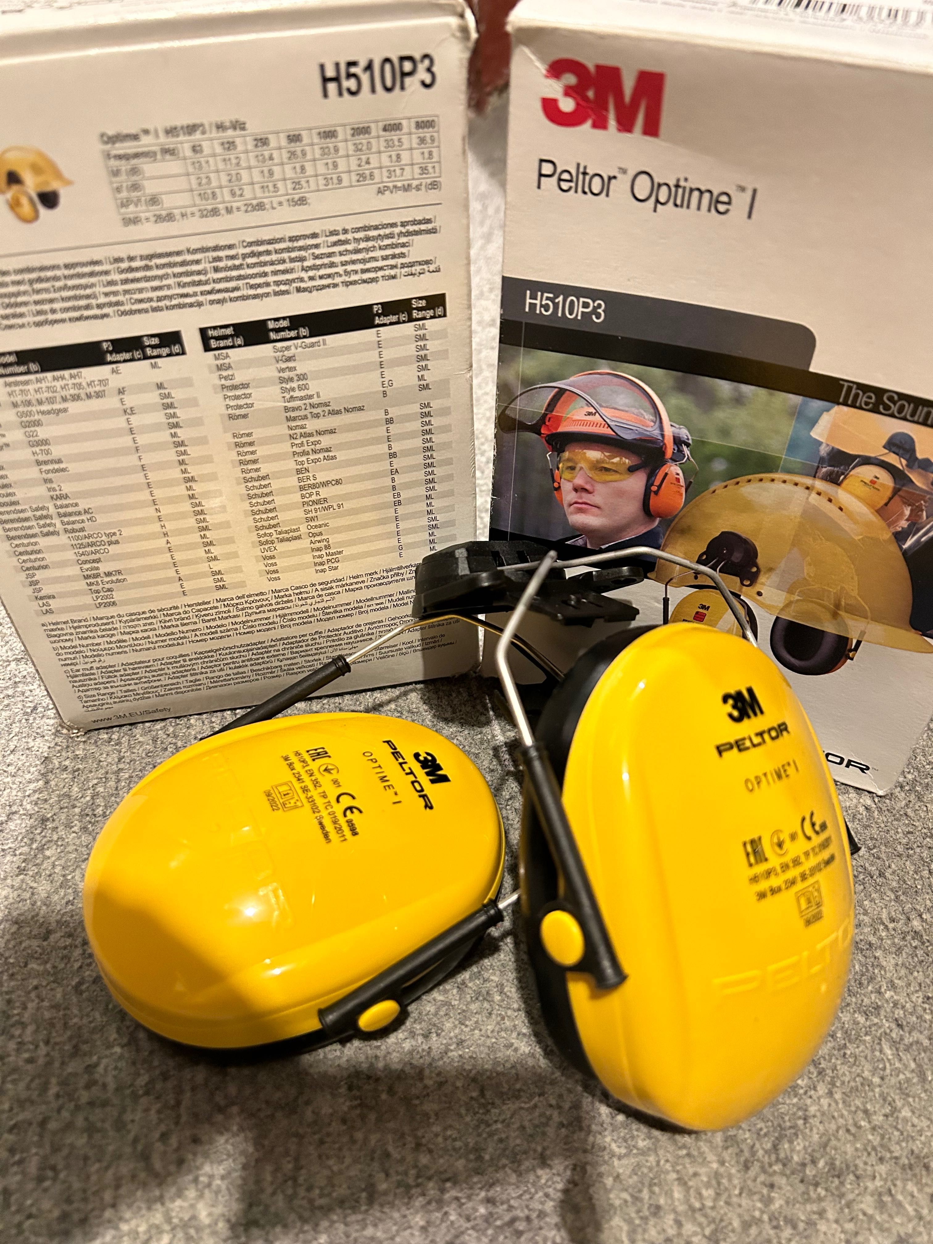 Nauszniki Hellberg+Nauszniki 3M(2 op.)+Kask Gratis !