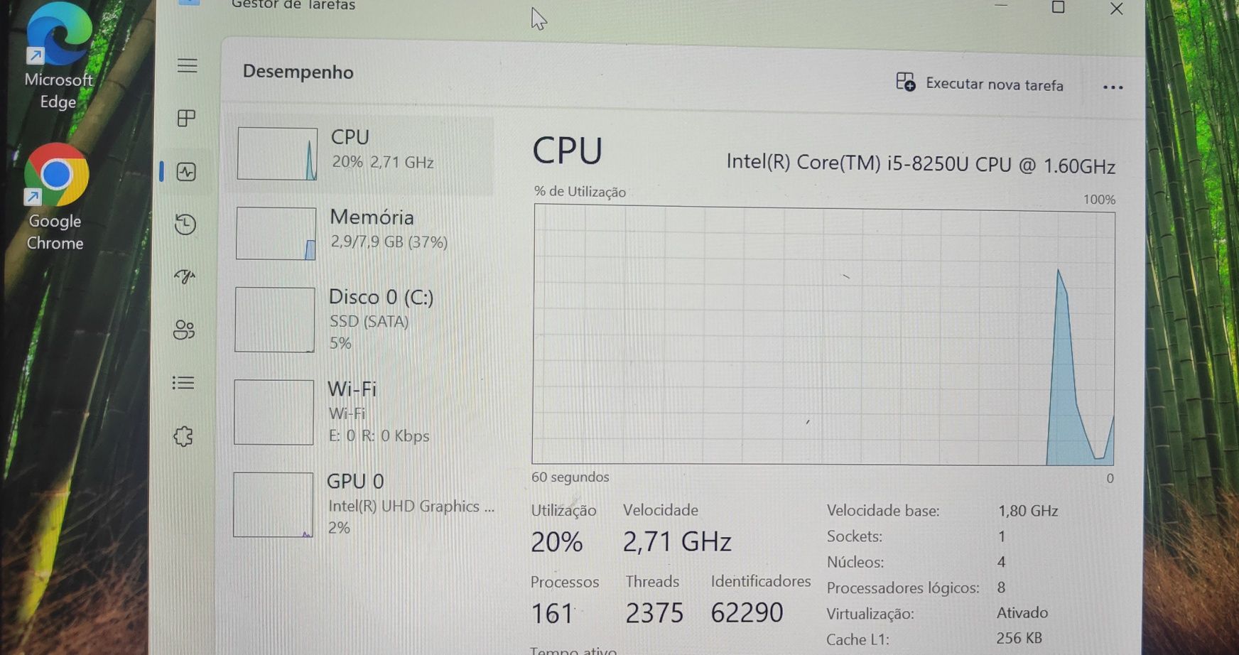 Portátil Acer Swift 14 c/ ecrã Táctil i5 8th 8GB RAM 256GB M2