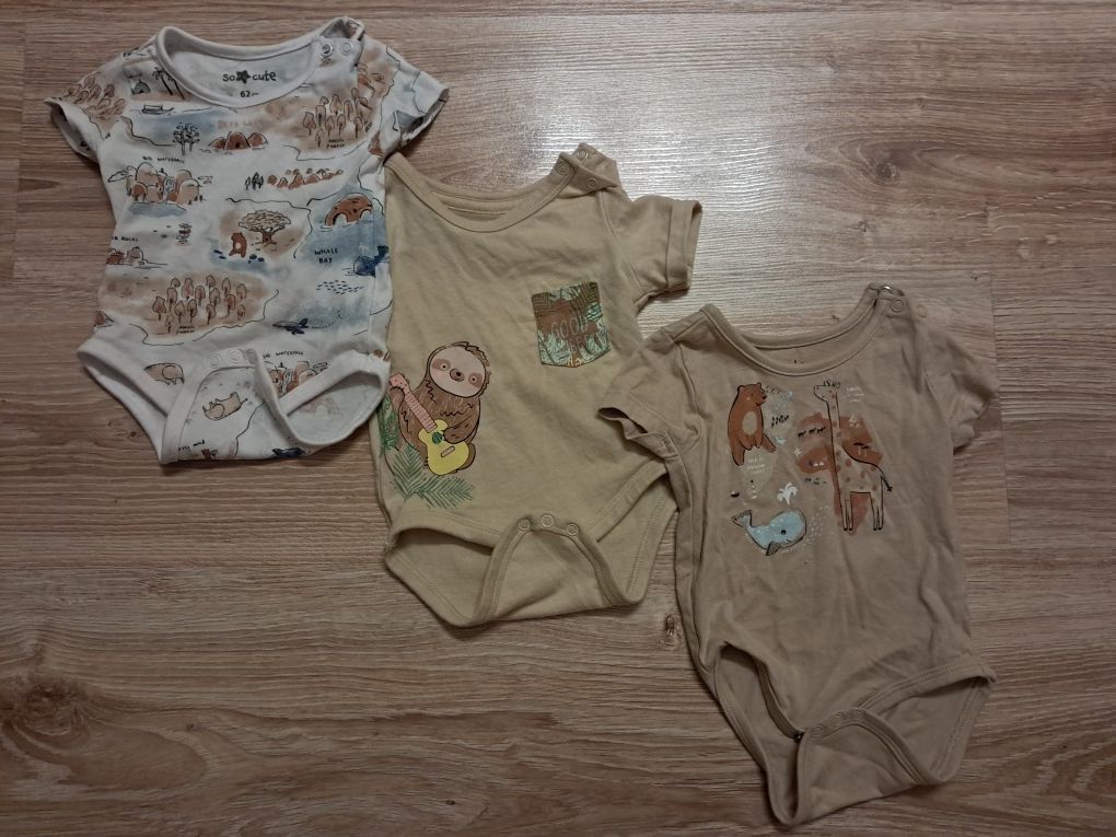 Body niemowlęce trzy sztuki