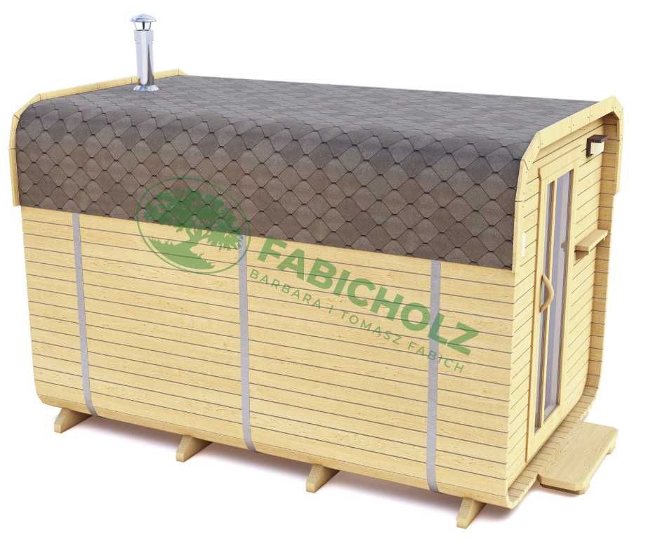 Cube Large Close 3,0m sauna ogrodowa zewnętrzna