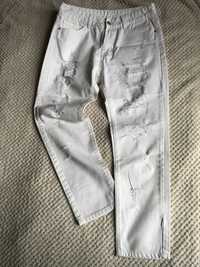 Білі джинси рвані розмір L