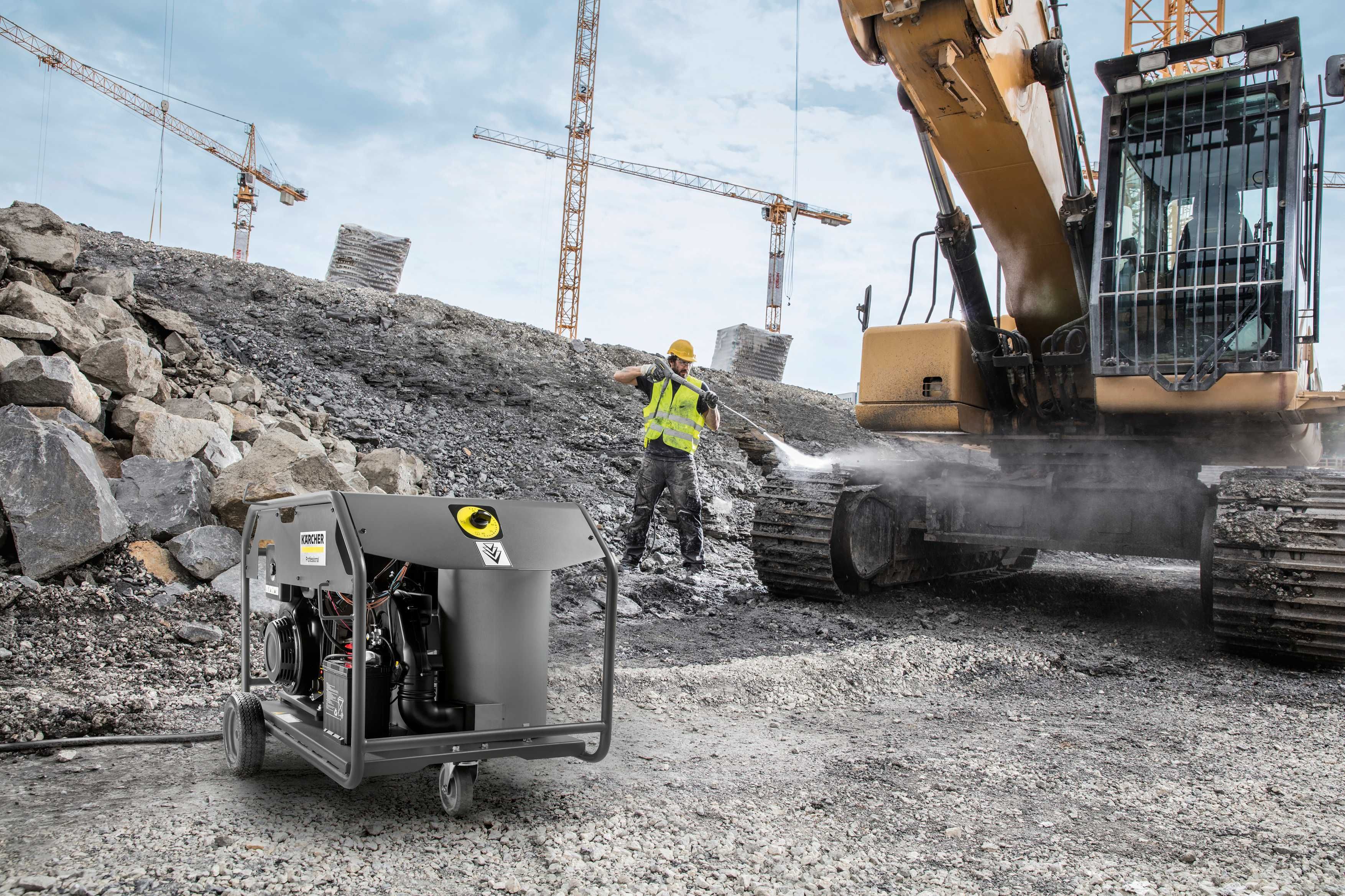 SPALINOWA Myjka ciśnieniowa GORĄCOWODNA KARCHER HDS 8/20 D - 200bar