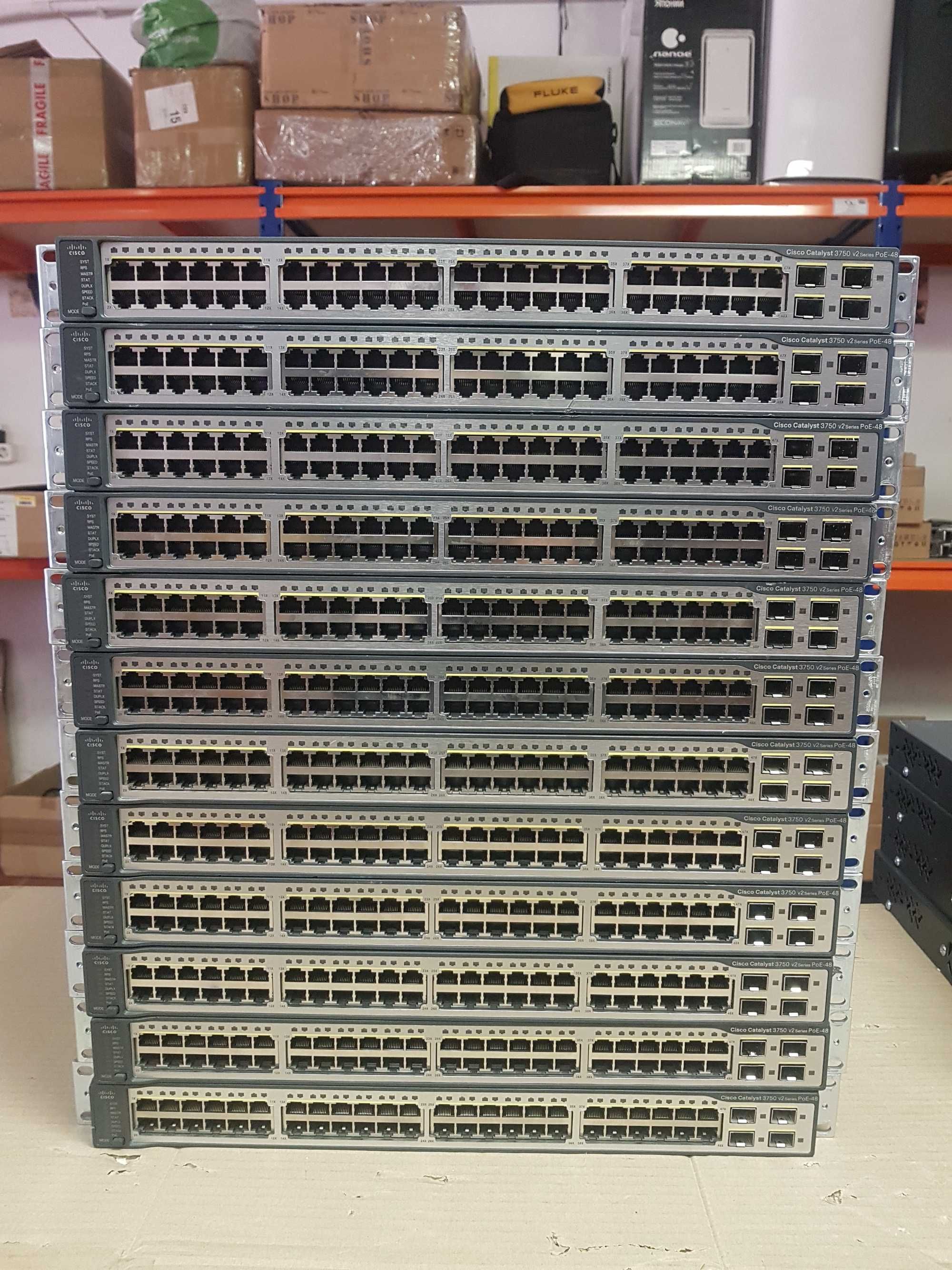 Комутатор Cisco WS-C3750V2-48PS-S (WS-C3750V2-48PS-E)