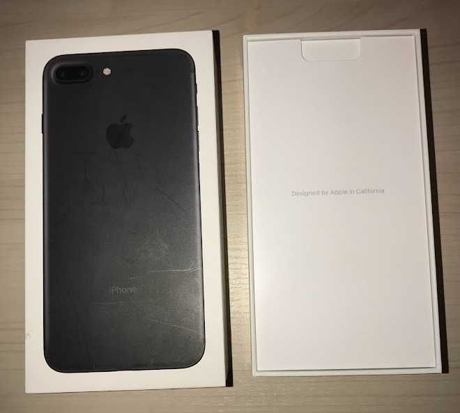 Używany iPhone 7 Plus Black 32 GB + etui pancerne