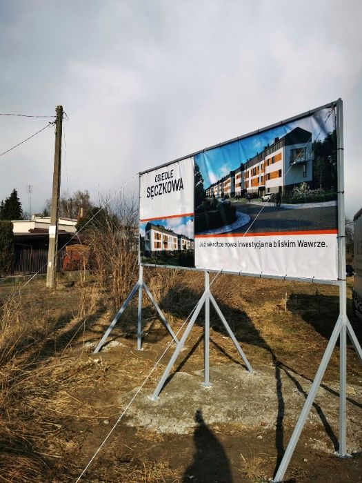 konstrukcje stalowe pod banery reklamowe / billboard reklama baner