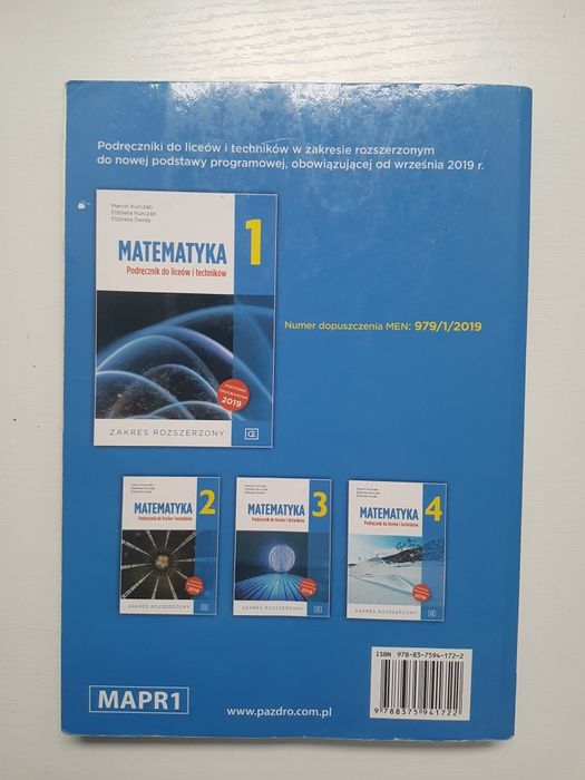 Matematyka 1 zakres rozszerzony