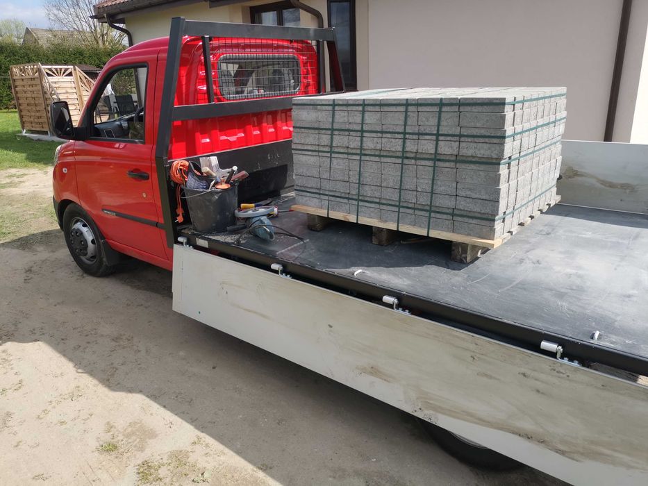 Transport,  usługi minikoparką, układanie kostki.