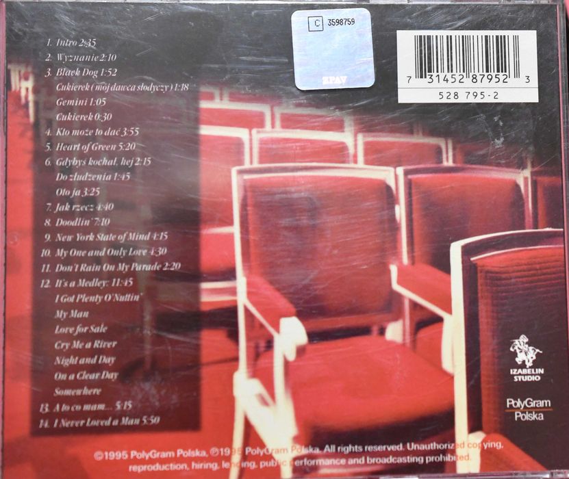 Płyta CD Kasia Kowalska - Koncert Inaczej 1996