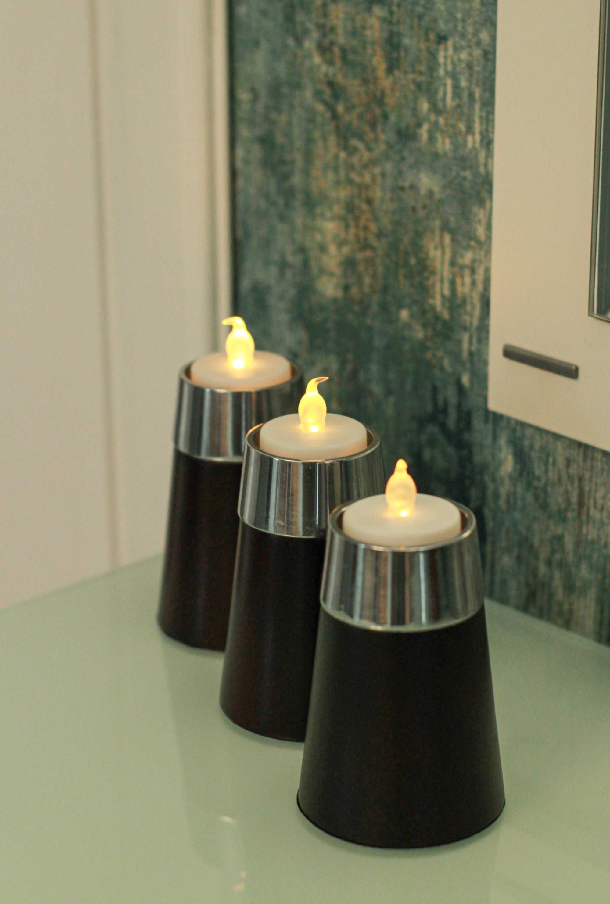 Дерев'яні свічники зі свічками «Сангай»