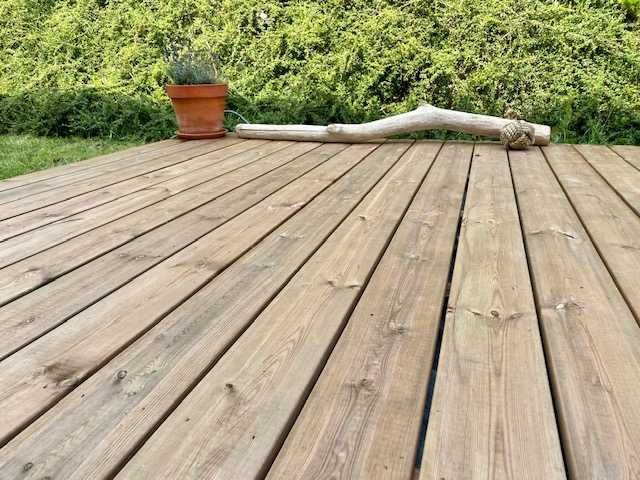 Impregnowana ciśnieniowo NTR deska tarasowa sosnowa 28x165x4000