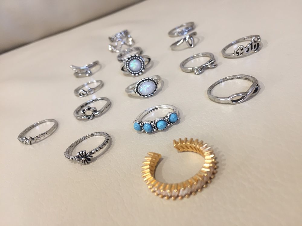 Conjunto 17 aneis