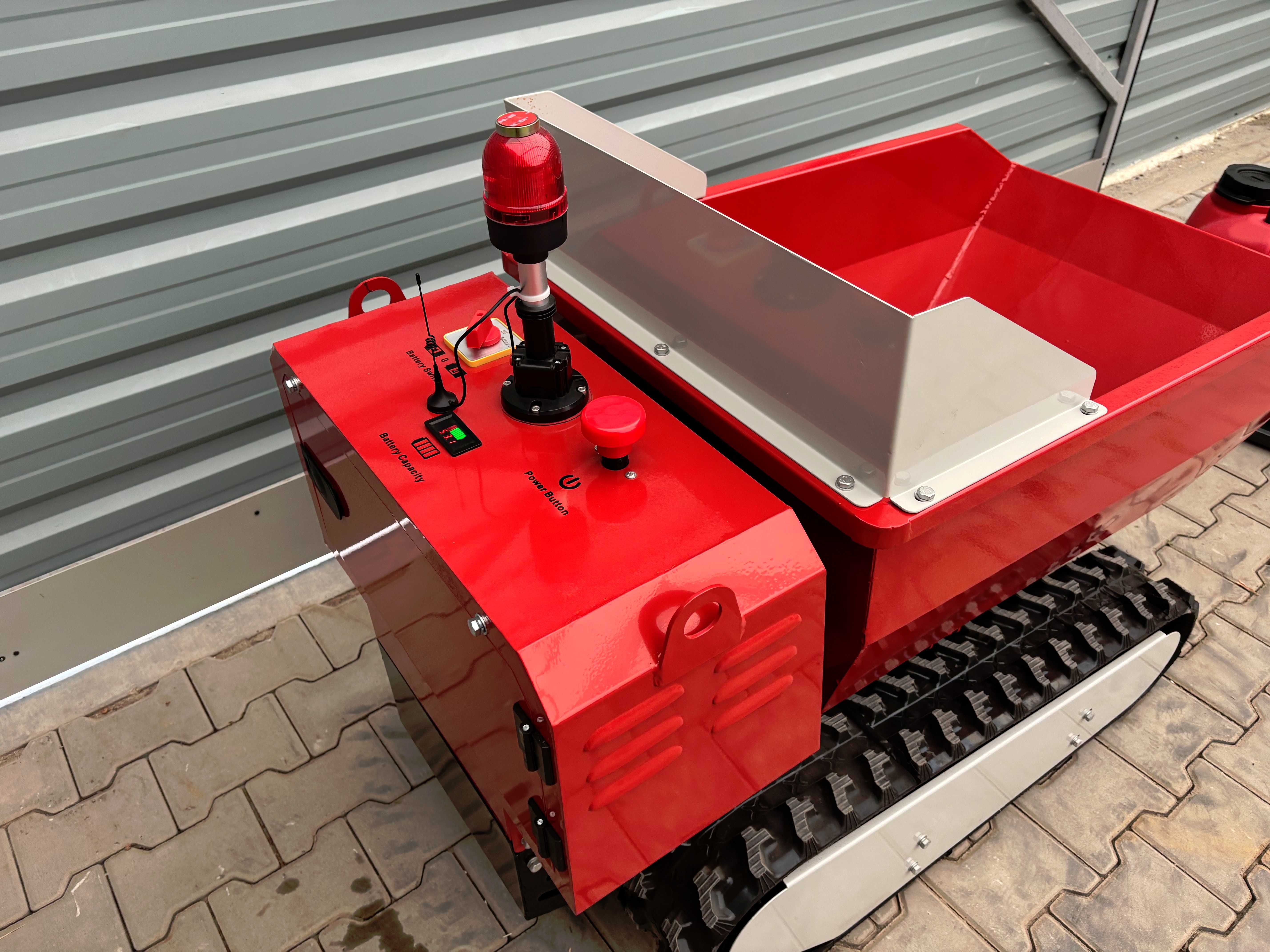 Wozidło budowlane gąsienicowe hydrauliczny wywrot kiper duże na pilot