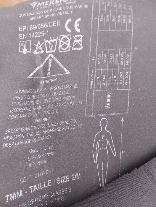 Гидрокостюм Imersion 7+7 размер 2М