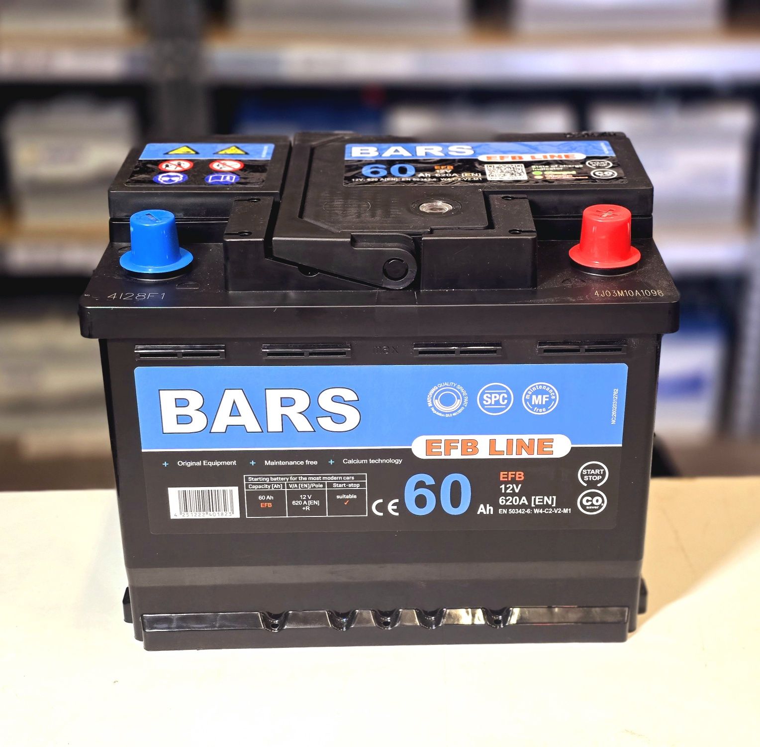 Akumulator EFB BARS 12V 60AH 620A start/stop Nowy