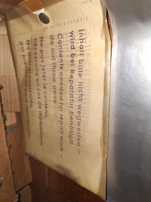 Radio Siemens Schatulle H-42 (1954r.)