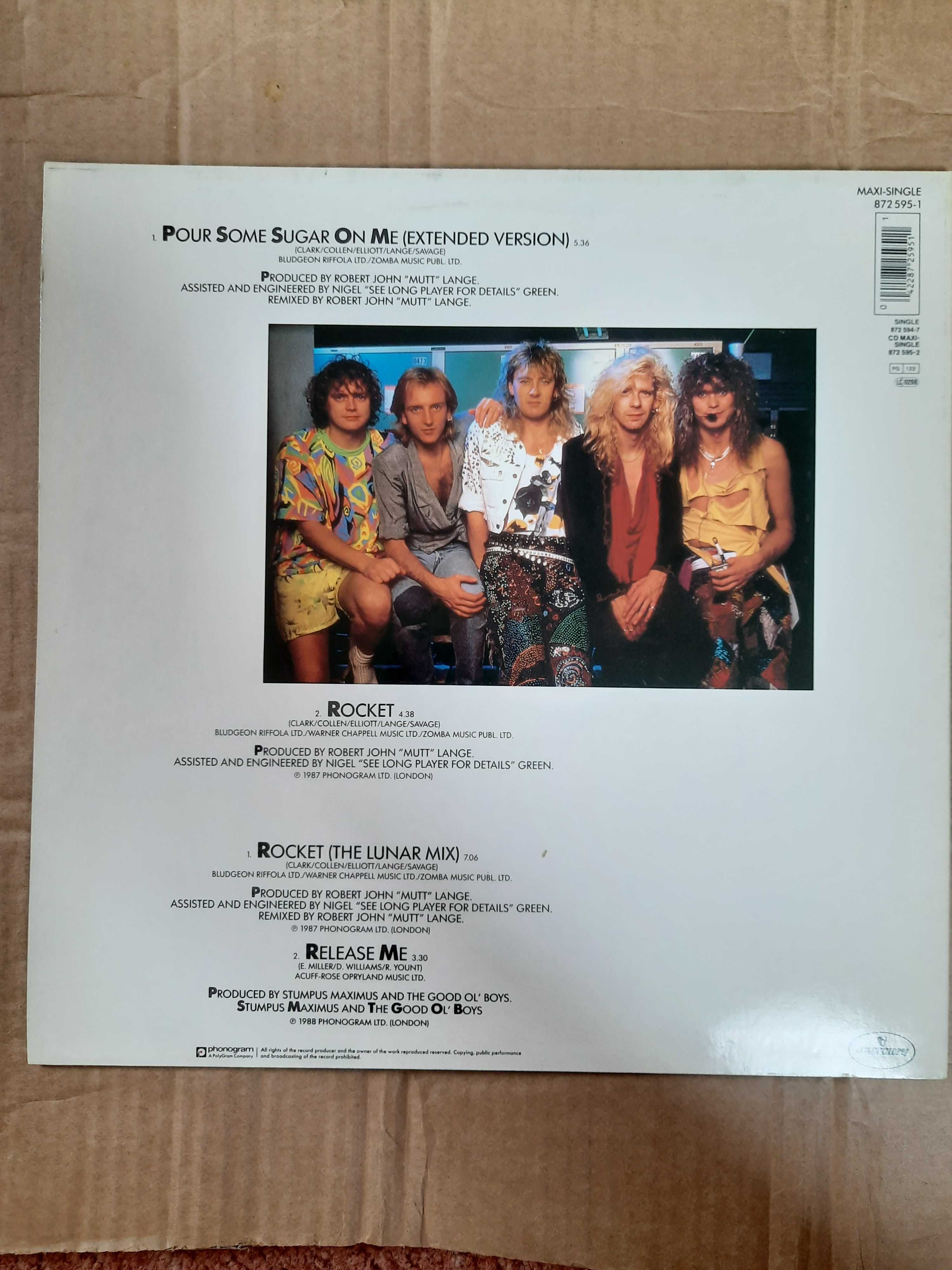 Płyta winylowa - Def Leppard, Maxi Single Rocket, 1989 r.