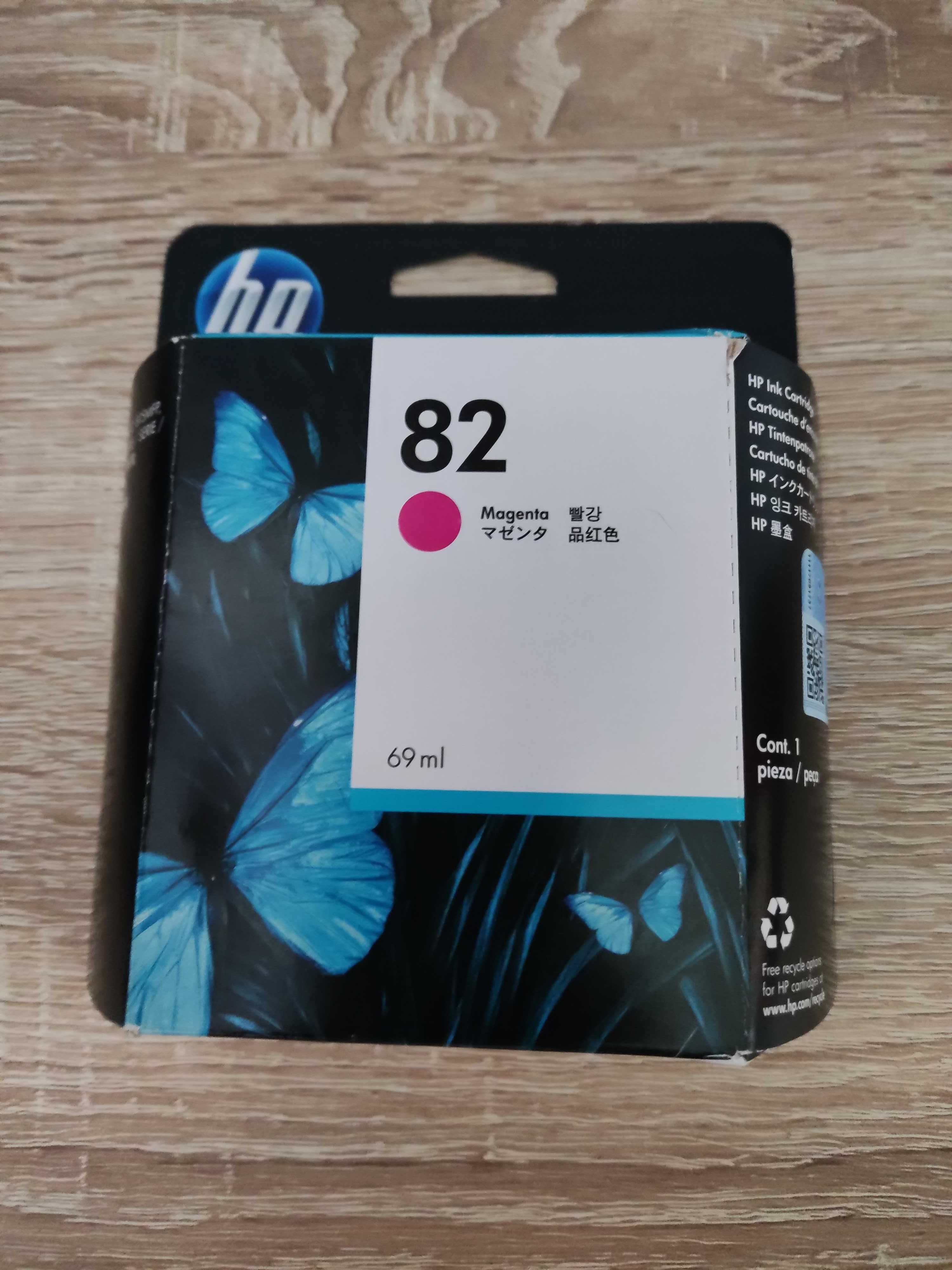 Tusz HP 82 Magenta (różowy) C4912A 69ml oryginalny nowy