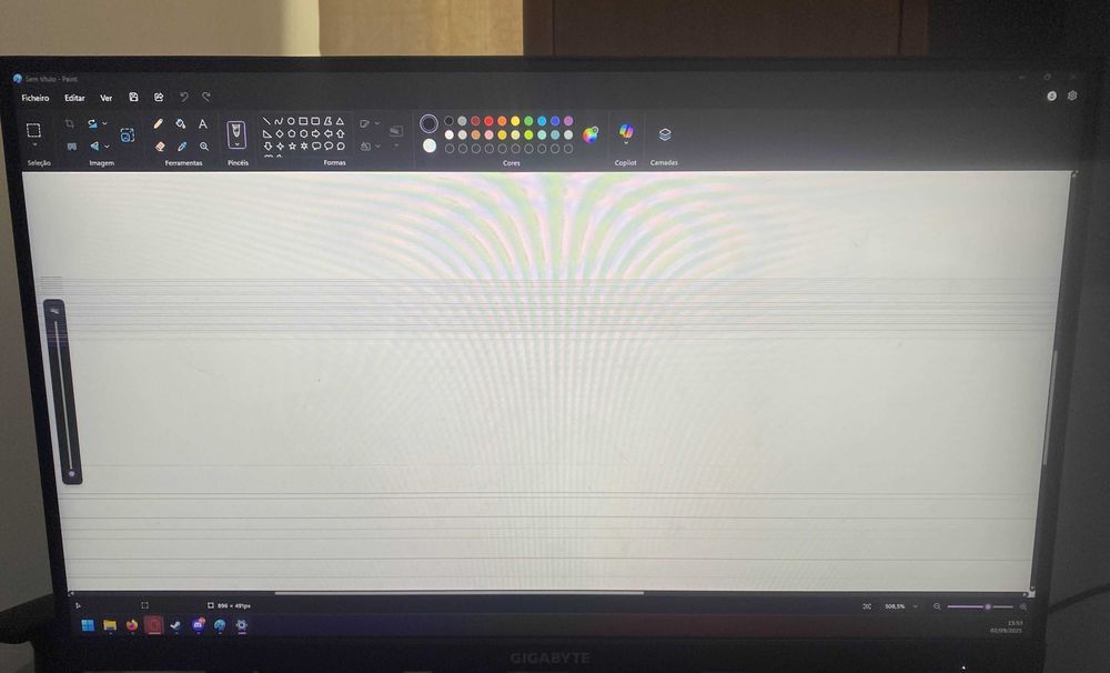 Monitor Gigabyte G27F2 165hz para peças ou arranjo