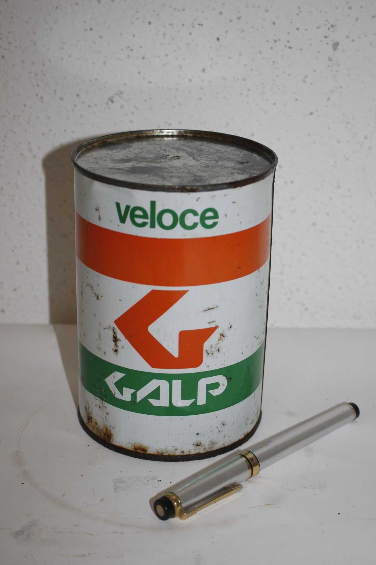 Lata de Oleo - Galp Veloce - Petrogal -  1 Litro - Cheia