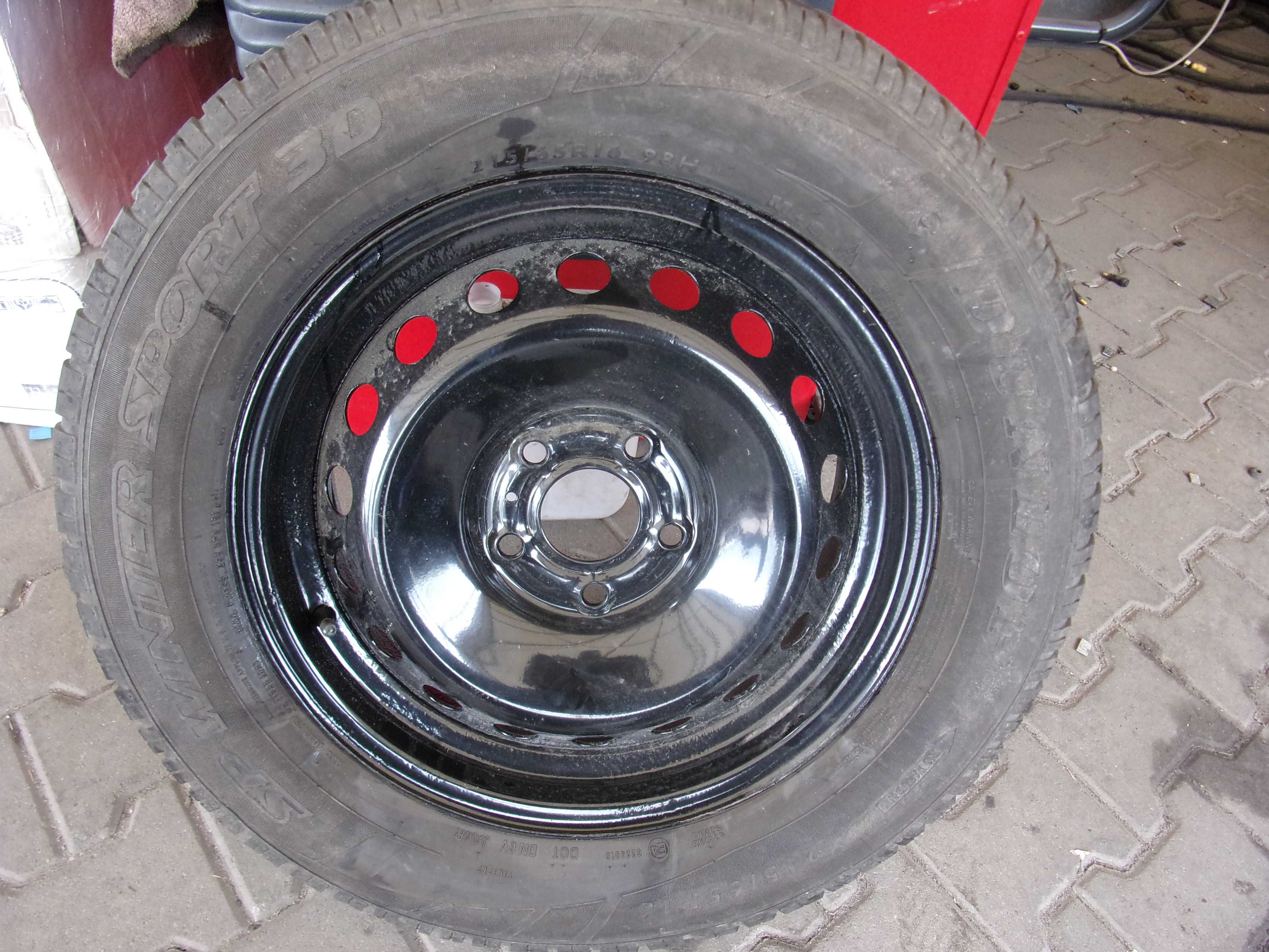 koło zapasowe Nissan Qasqai Dacia Duster 215/65/16
