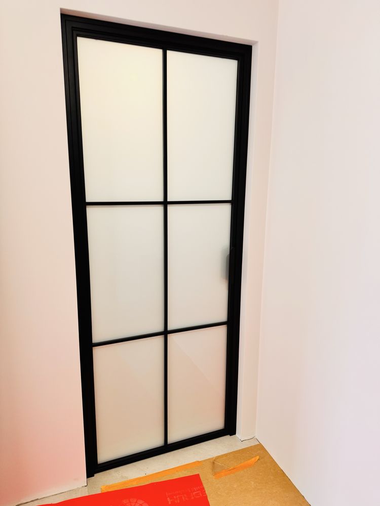 Drzwi loftowe, scianki zabudowy szklane w stylu loft