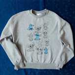 Bluza na długi rękaw marki Primark z printem Stitch, rozmiar 34/36