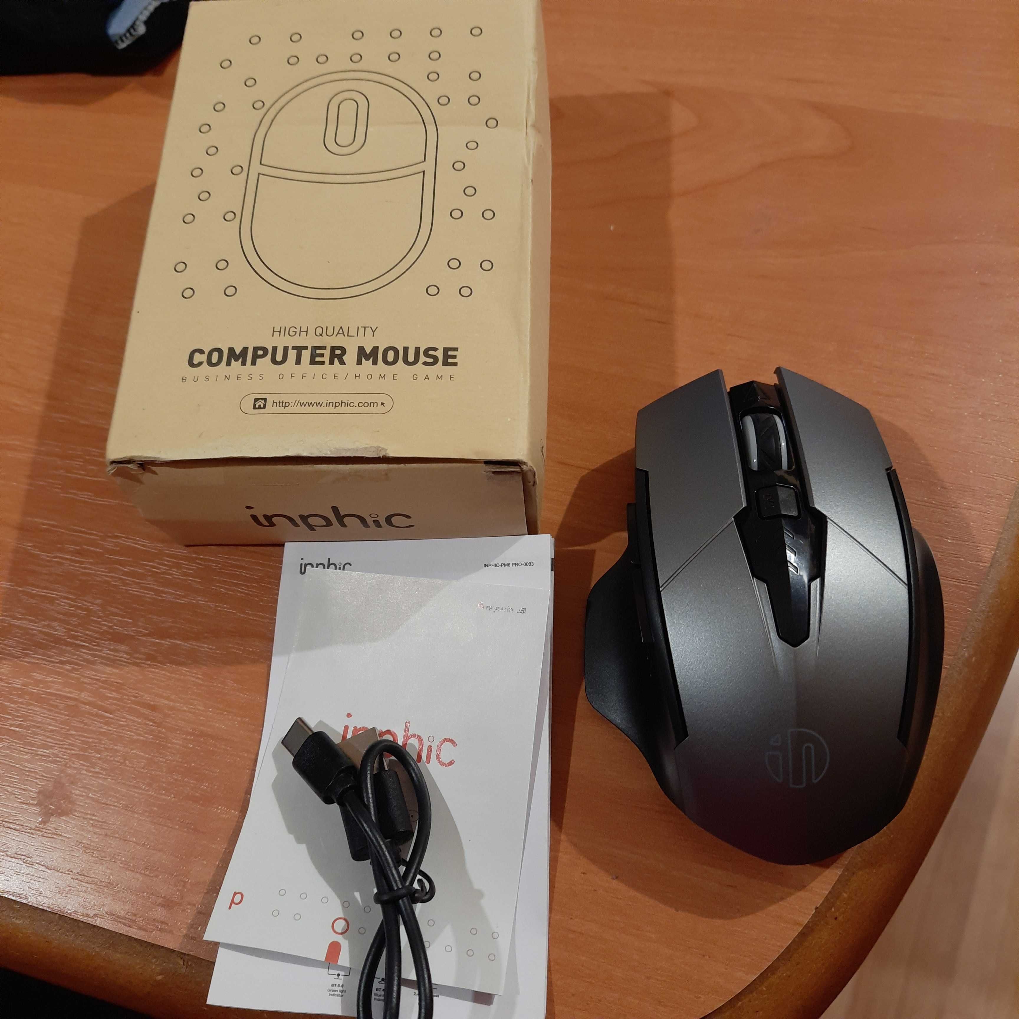 Mysz bezprzewodowa  Inphic PM6 Pro sensor optyczny Mysz gamingowa