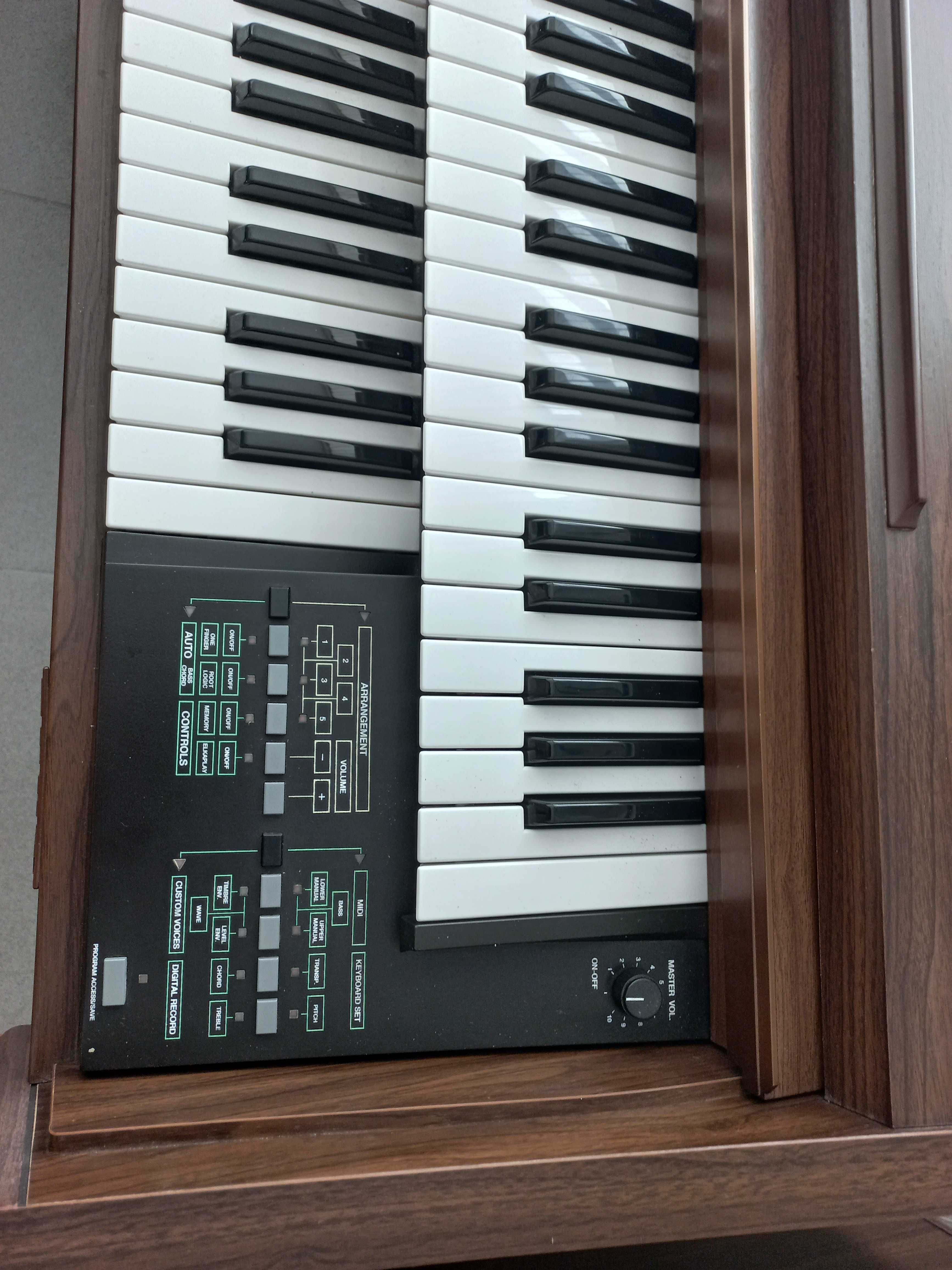 Orgão eletronico Yamaha MC200 com 2 teclados, em otpimo estado.