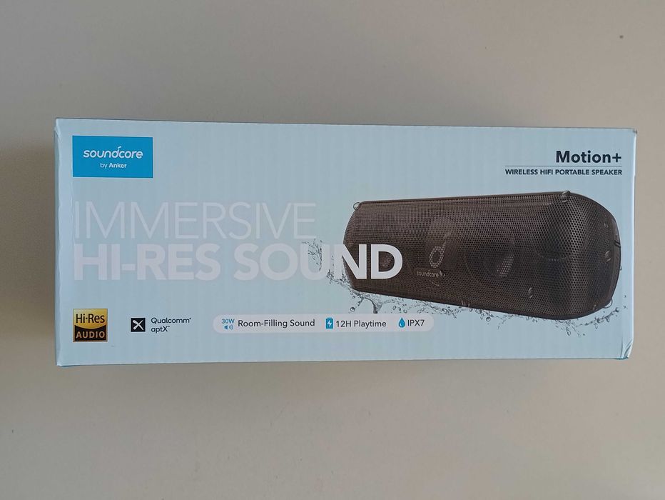 Anker SoundCore Motion +, 30W, Hi-res audio, APTX HD блютус кононка