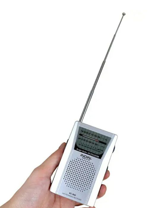 Радіоприймач Indin BC-R60 - FM\AM, мініатюрне радіо на батарейках
