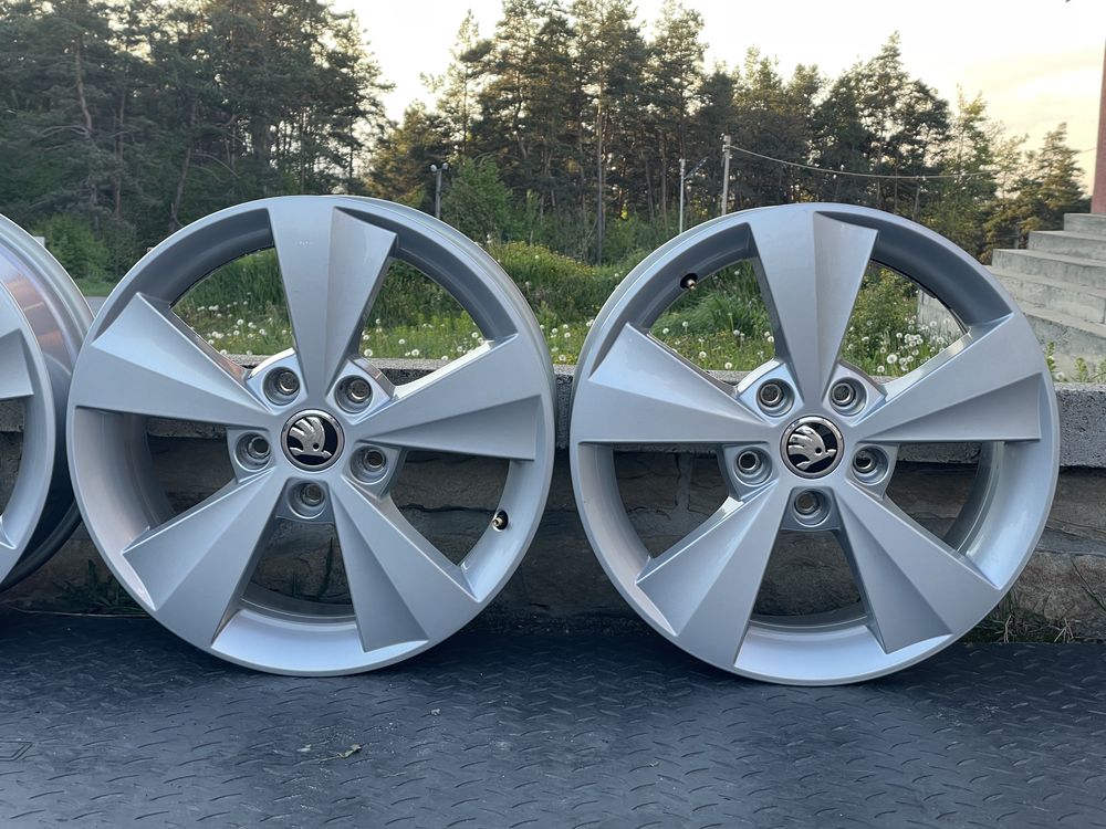 Original Skoda R16 5x112 ET46 Vw golf passat, Seat, Audi