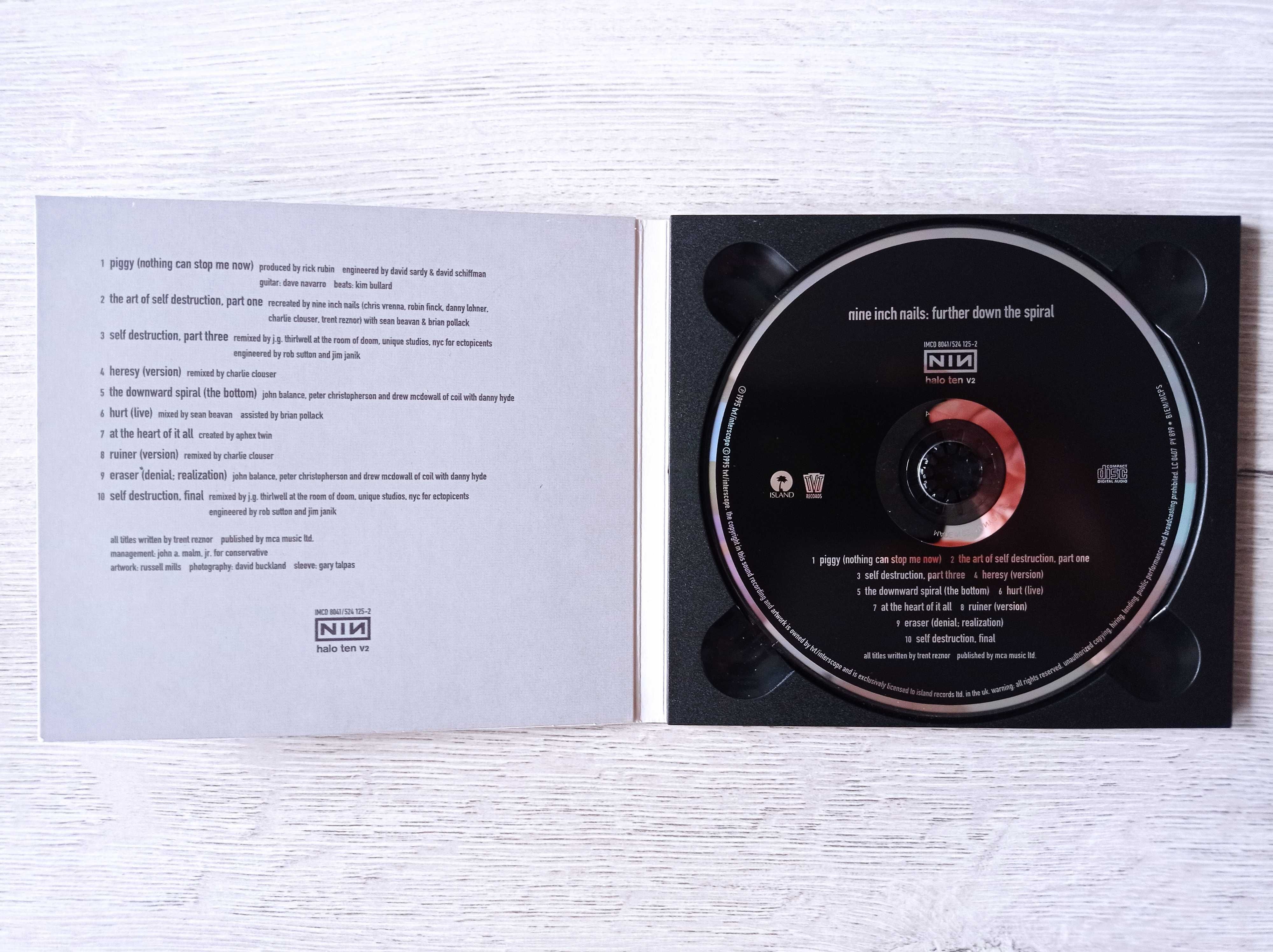 Nine Inch Nails – Further Down The Spiral - cd - wyprzedaż kolekcji