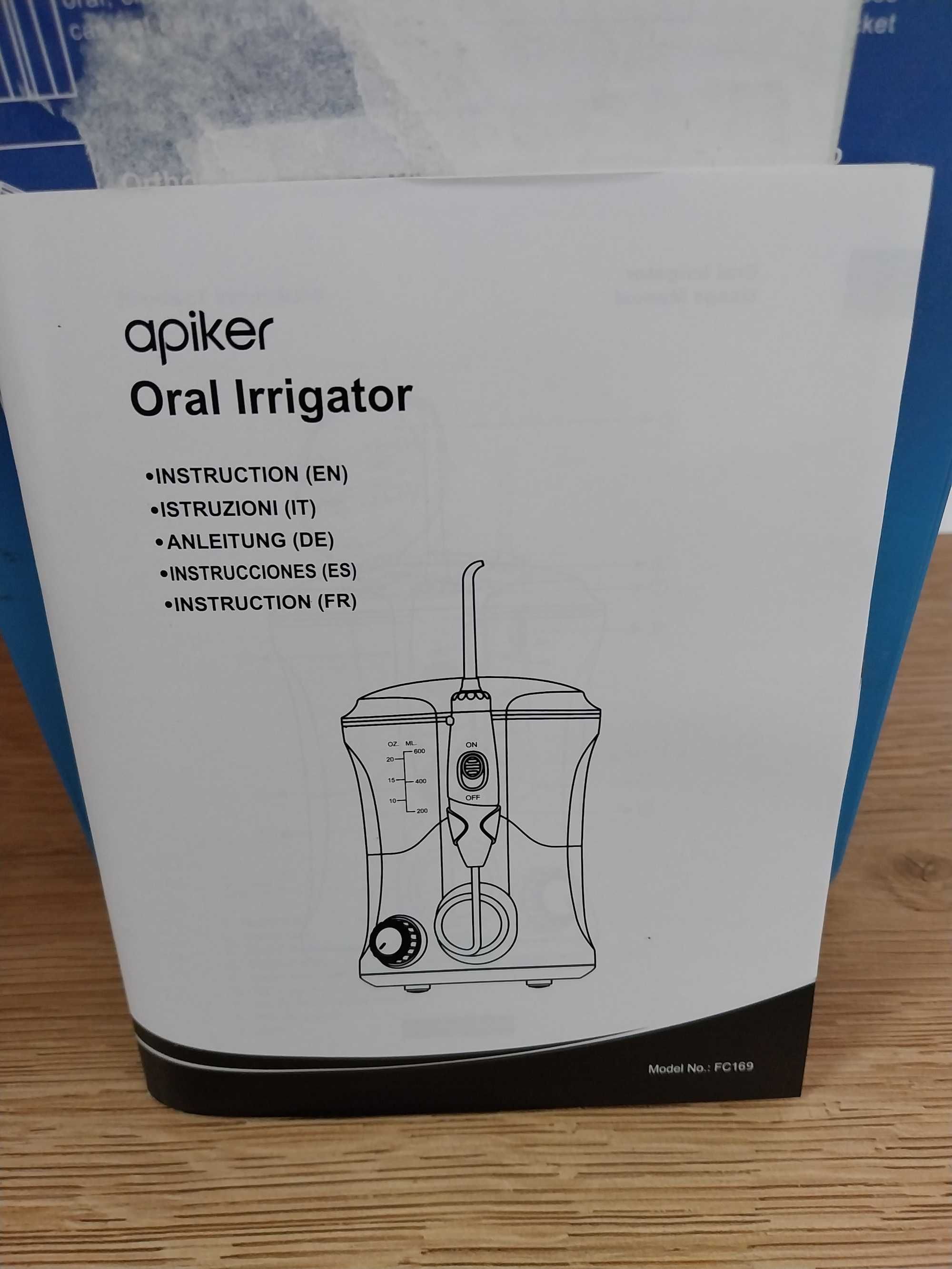 Elektryczny Irygator do zębów Jamy ustnej Zbiornik 600 ml + 8 końcówek
