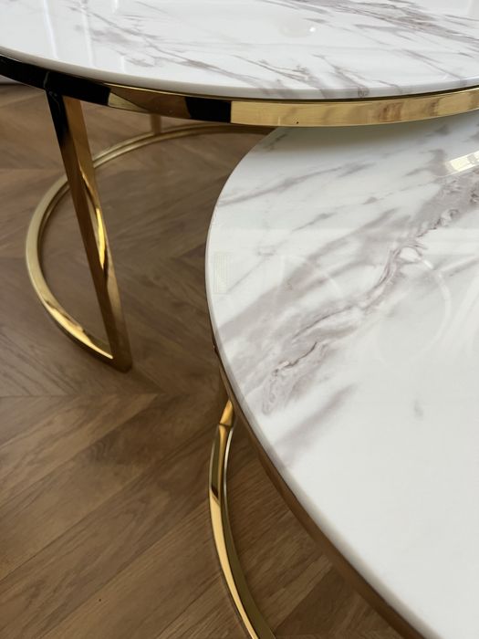 Zestaw 2 stolikow Glamour