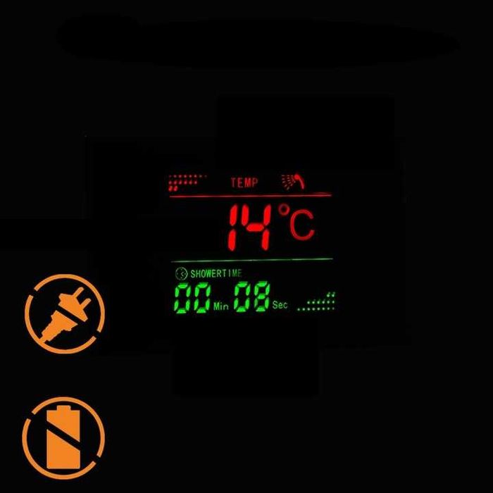 Panel prysznicowy + słuchawka wyświetlacz LED hydromasaż