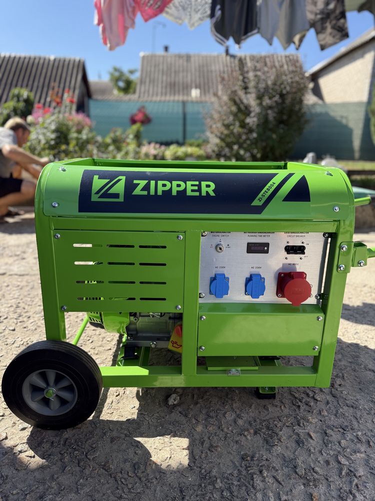 Новый Генератор Zipper ZI-STE8004 трехфазный 8 кВт
