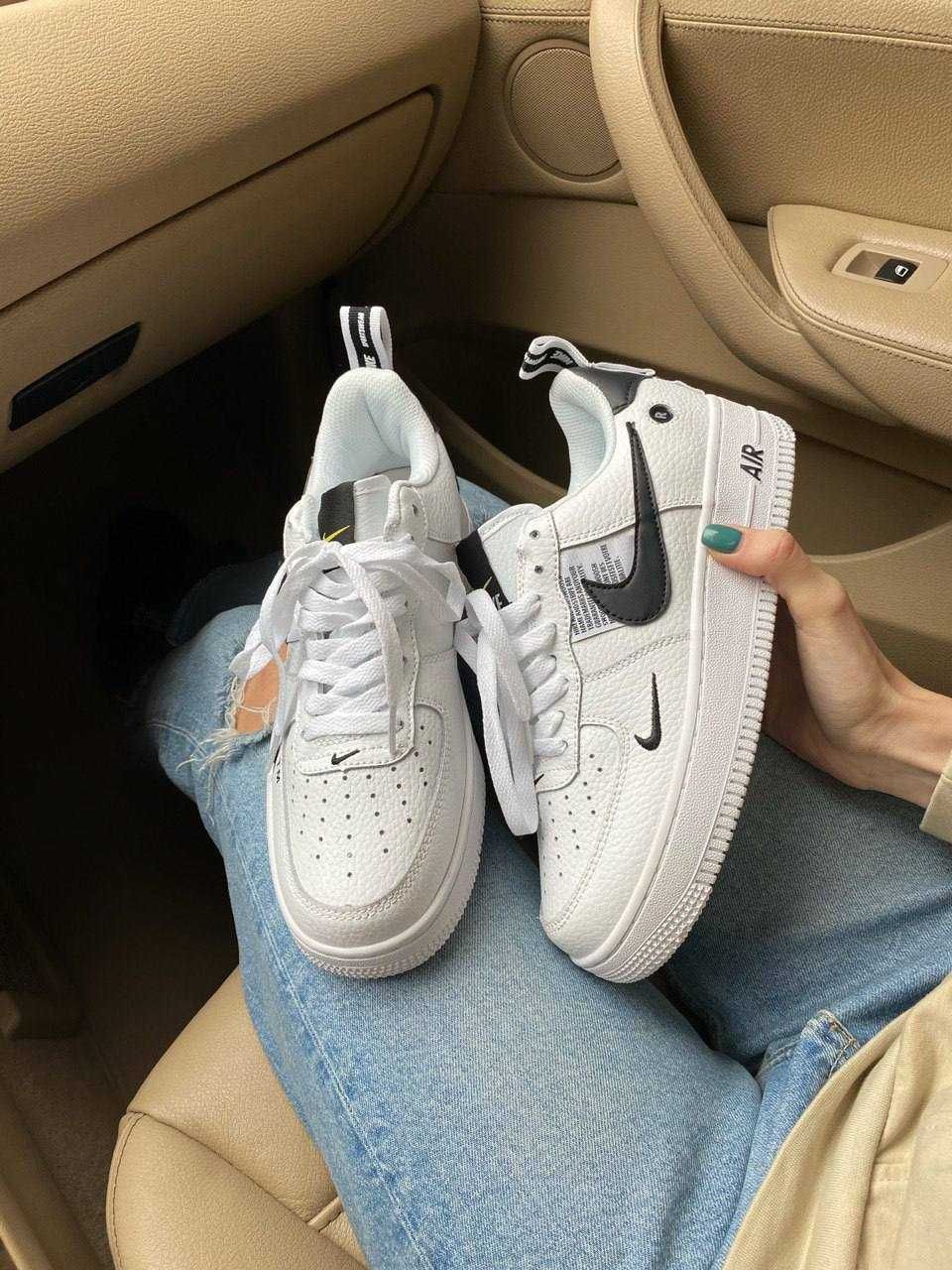 Женские кроссовки Nike Air force 1 low / Найк Аир Форс белые 37 38 39