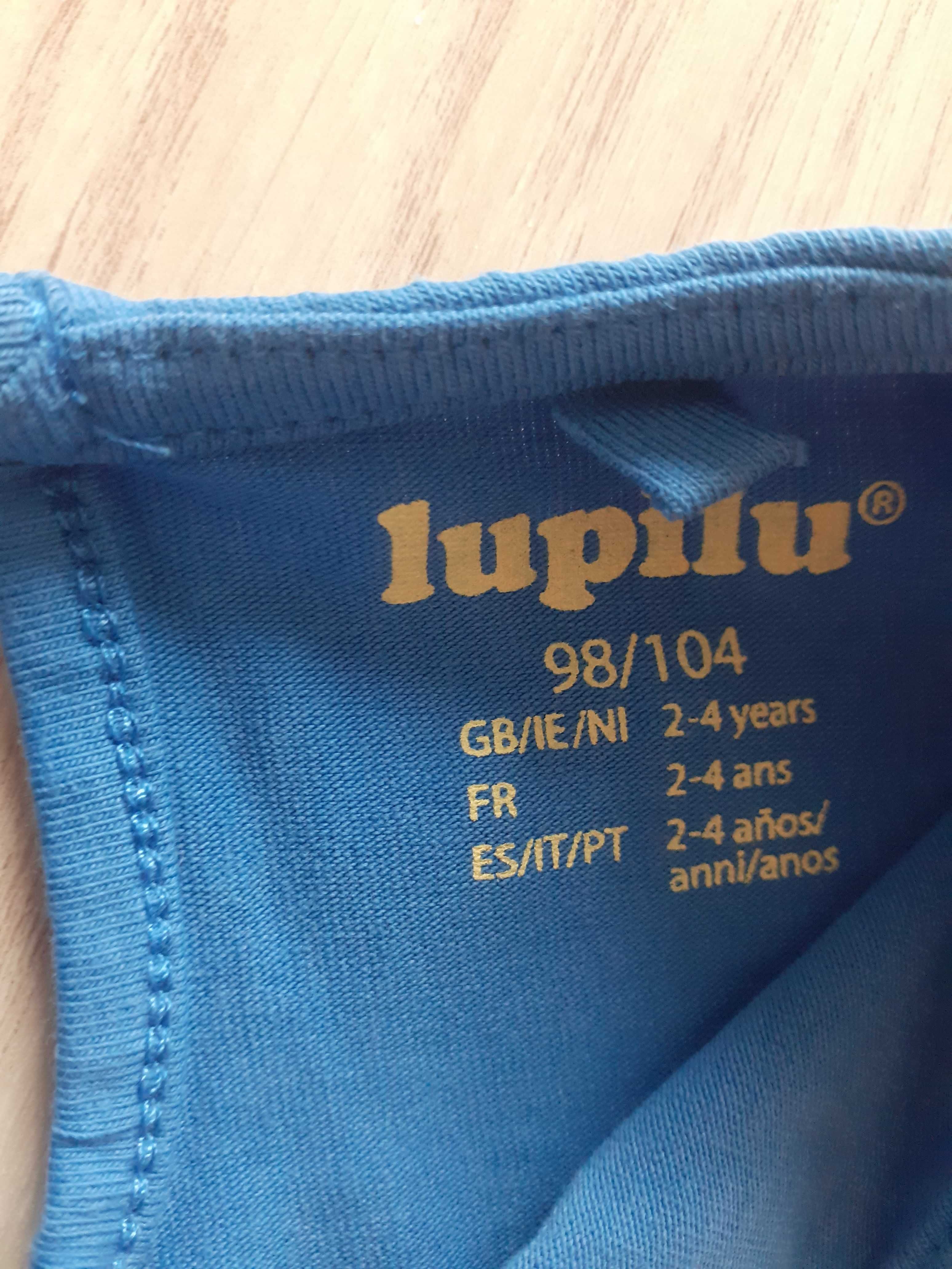 Nowy komplet Lupilu 98/104 lato koszulka i legginsy