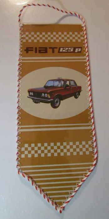 Proporczyk Polski FIAT 125 p 125p Duży Fiat Taxi FSO ideał 2