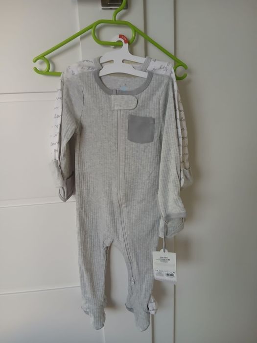 Body 2pak 6/9m z czapeczką
