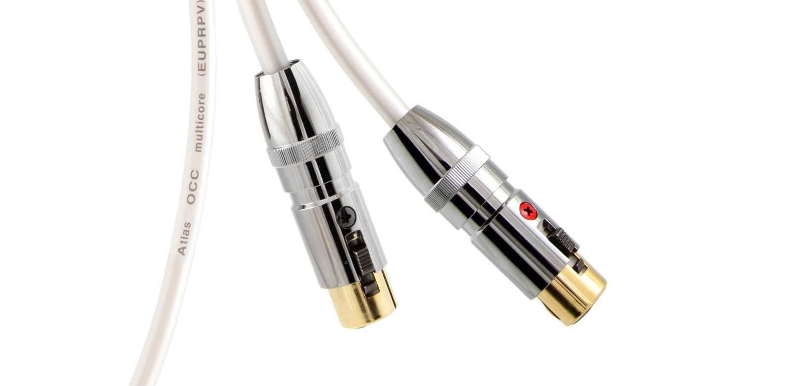 Atlas Equator Kable, interkonekty 2x XLR - 2x XLR - 0,75m OCC Ex-demo