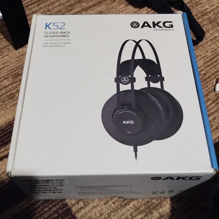 Słuchawki przewodowe AKG K52 super stan.