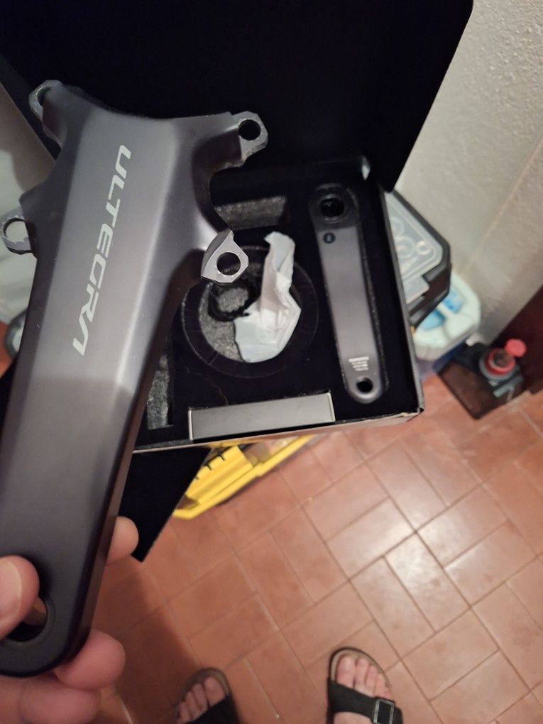 Pedaleiro ultegra 12v 170mm