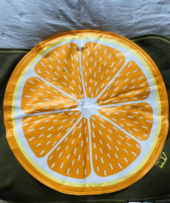 Legowisko mata dla psa chłodząca żelowa rozm. M 60 cm pomarańczowa