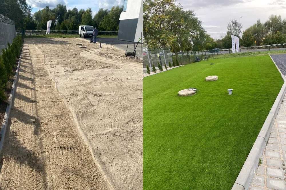• Kompleksowe prace ogrodnicze • Zakładanie ogrodów • Nawadnianie.
